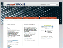 Tablet Screenshot of netzwerk-wachse.de